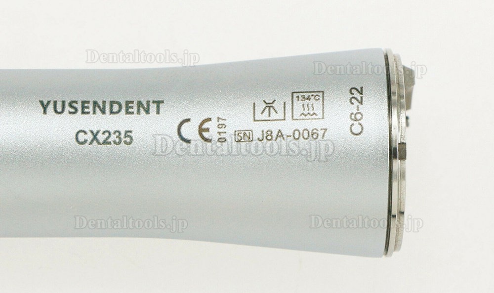 YUSENDENT CX235C6-22 20:1減速歯科用LEDコントラアングルハンドピース